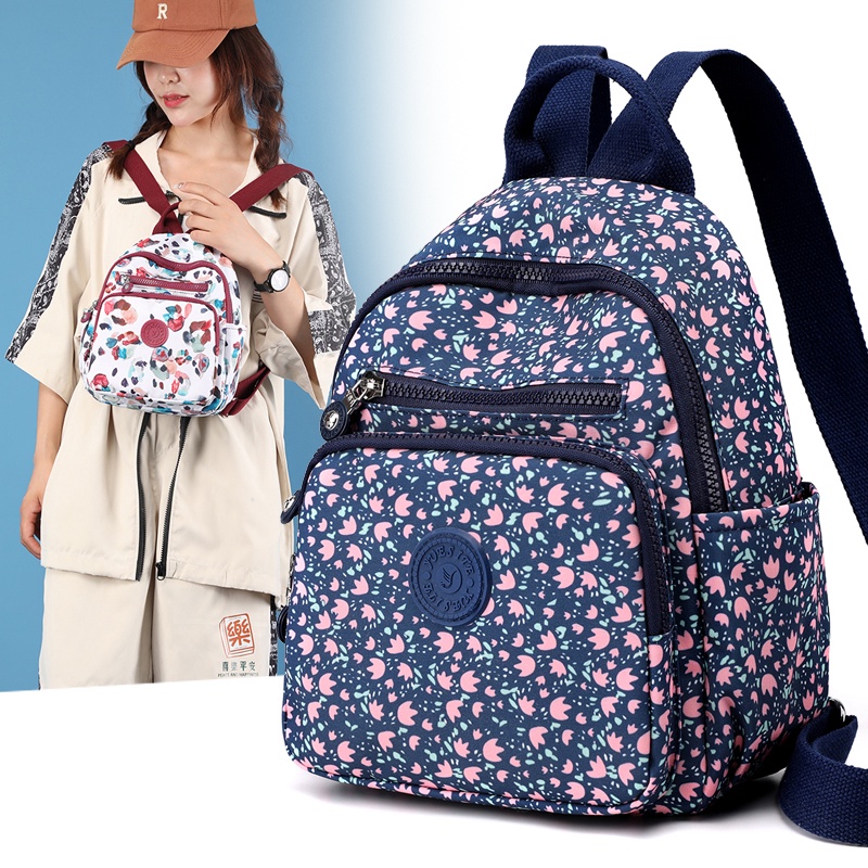 Ba Lô Vải Oxford Sức Chứa Lớn Nhiều Ngăn In Họa Tiết Phong Cách Mới