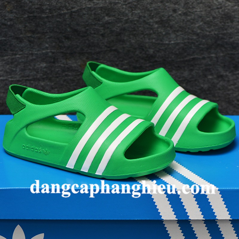 Sandal Adidas Adilette Play Infant Bight chính hãng xanh lá trắng