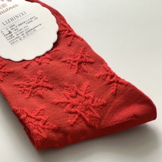 [Best seller] VỚ NOEL/TẤT NOEL NỮ CAO CỔ