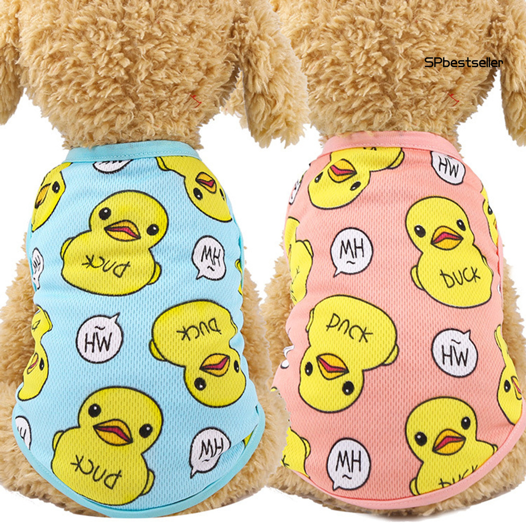 Trang phục phối lưới họa tiết hoạt hình dành cho thú cưng