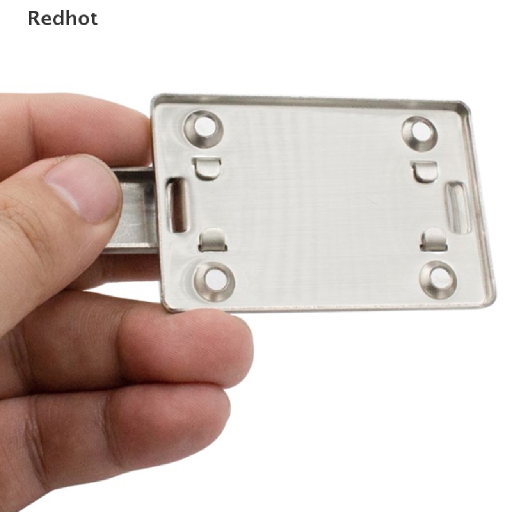 &lt; Redhot &gt; Chốt Khóa Cửa Trượt Bằng Thép Không Gỉ Dày Dặn Dễ Lắp Đặt