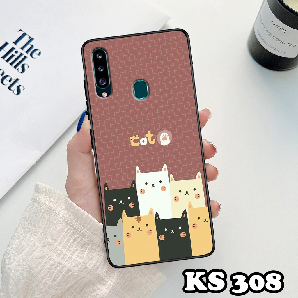 Ốp lưng Samsung A20 - A20s - A30 - A30s - Ốp Samsung in hình LoveCat - Chất liệu TPU siêu bền