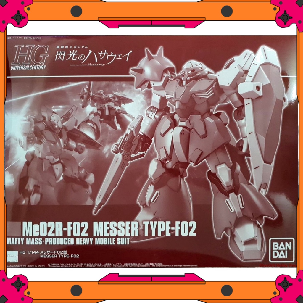 Mô Hình Gundam HG UC Messer Type F02 (P-Bandai)