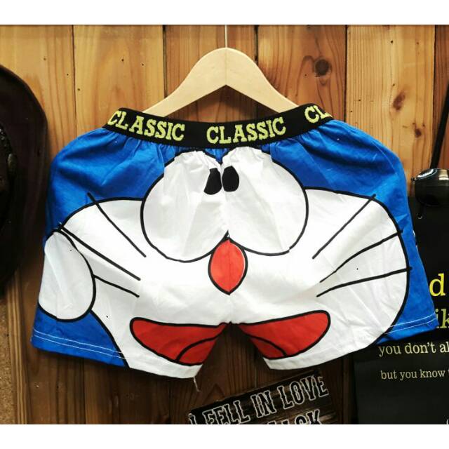 Doraemon Quần Đùi boxer Họa Tiết Doraemon Độc Đáo