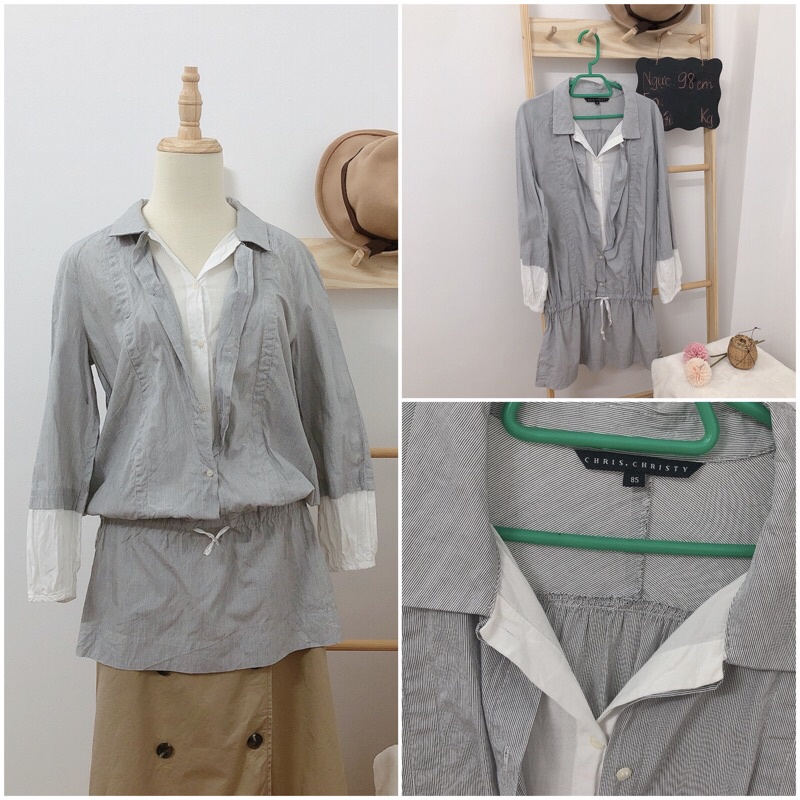 Áo vin sơ mi sọc sơ mi kẻ siêu đẹp