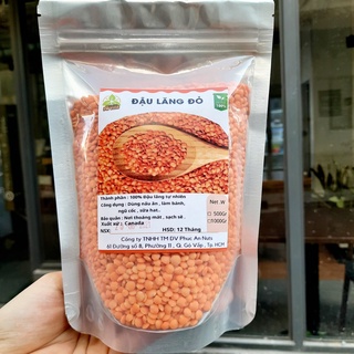 Đậu lăng đỏ tách vỏ Ấn Độ, 500GR