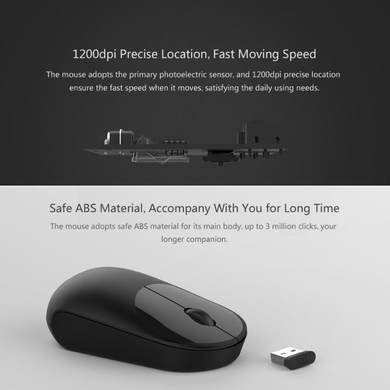 [Mã SKAMPUSHA7 giảm 8% đơn 250k]Chuột không dây Xiaomi Miiiw wirless mouse