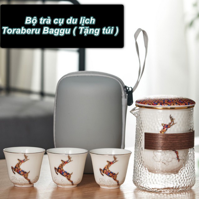 Bộ trà cụ du lịch Toraberu Baggu  - Home and Garden