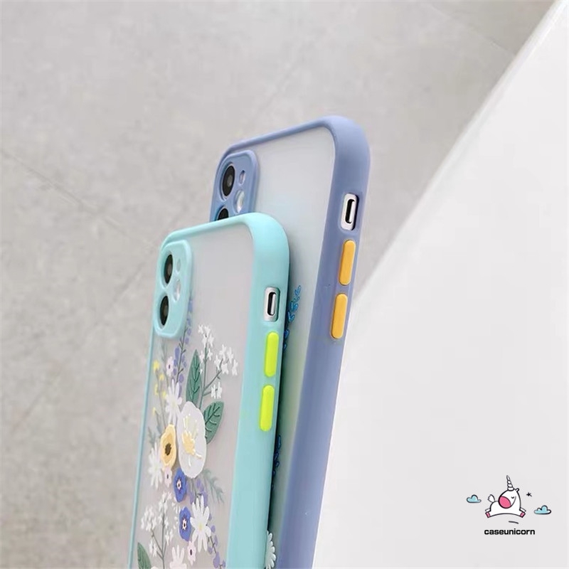 Ốp Điện Thoại Mềm In Hoa Oải Hương Bảo Vệ Camera Iphone 11 7+ 8+ 11pro Max 8 7 Plus 6 6s Plus X Xs Max Xr Se