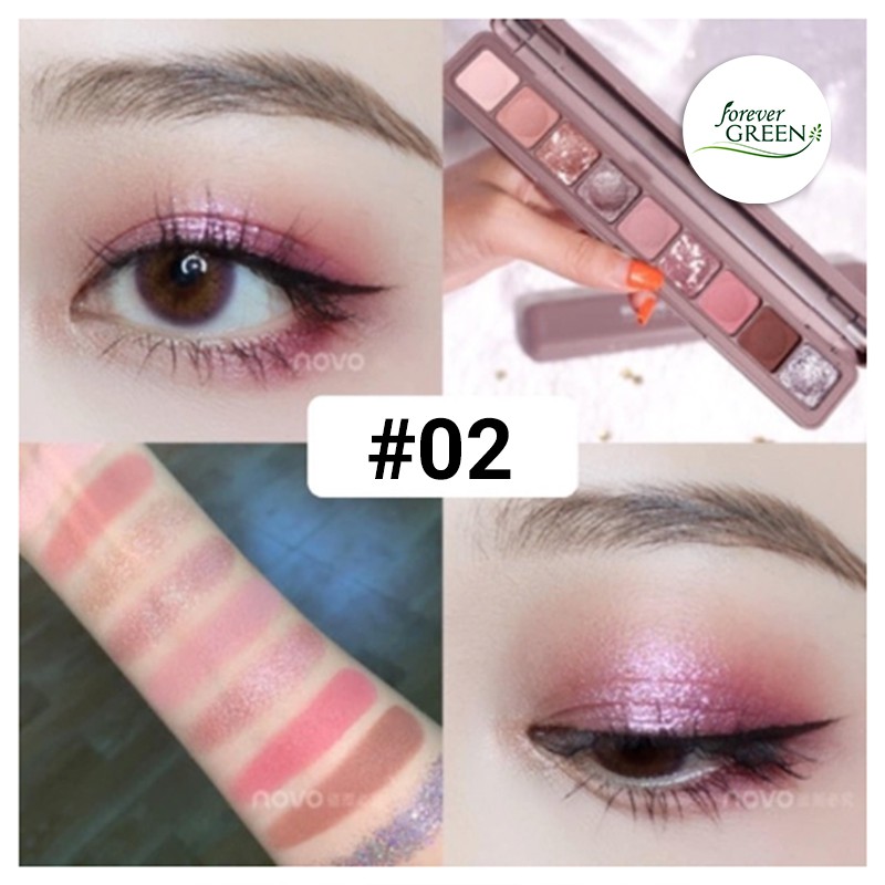 Bảng Phấn Mắt Novo 9 màu Soft Eye Shadow Smooth Texture FG294