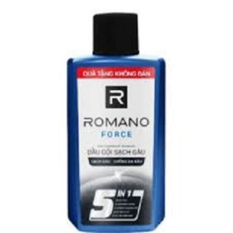 Dầu gội sạch gàu dưỡng da đầu Romano 5 in1  60gr