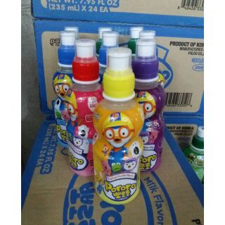 ( Date 2025)12 chai( chọn mùi) Nước trái cây Pororo hàn quốc 235ml