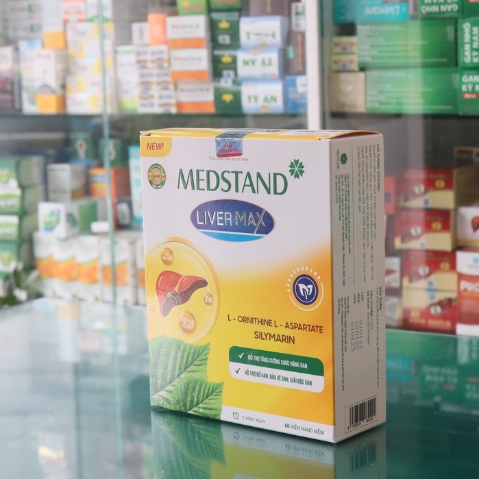 MEDSTAND LIVER MAX – Hỗ trợ bảo vệ và tăng cường chức năng gan, giải độc gan (60 viên)