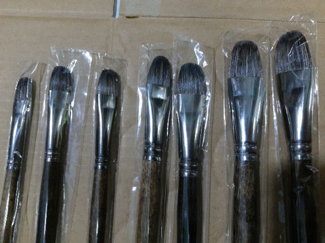 Cọ Vẽ Tranh Sơn Dầu,Acrylic Lông Chồn Bán Lẻ Đủ Size