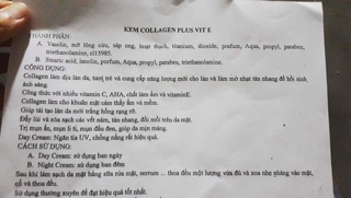 Freeship 99k TQ_Kem dưỡng da Collagen Plus Vit E