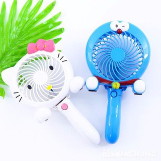 [FREESHIP 99K]_QUẠT TÍCH ĐIỆN MINI CẦM THAY HÌNH THÚ