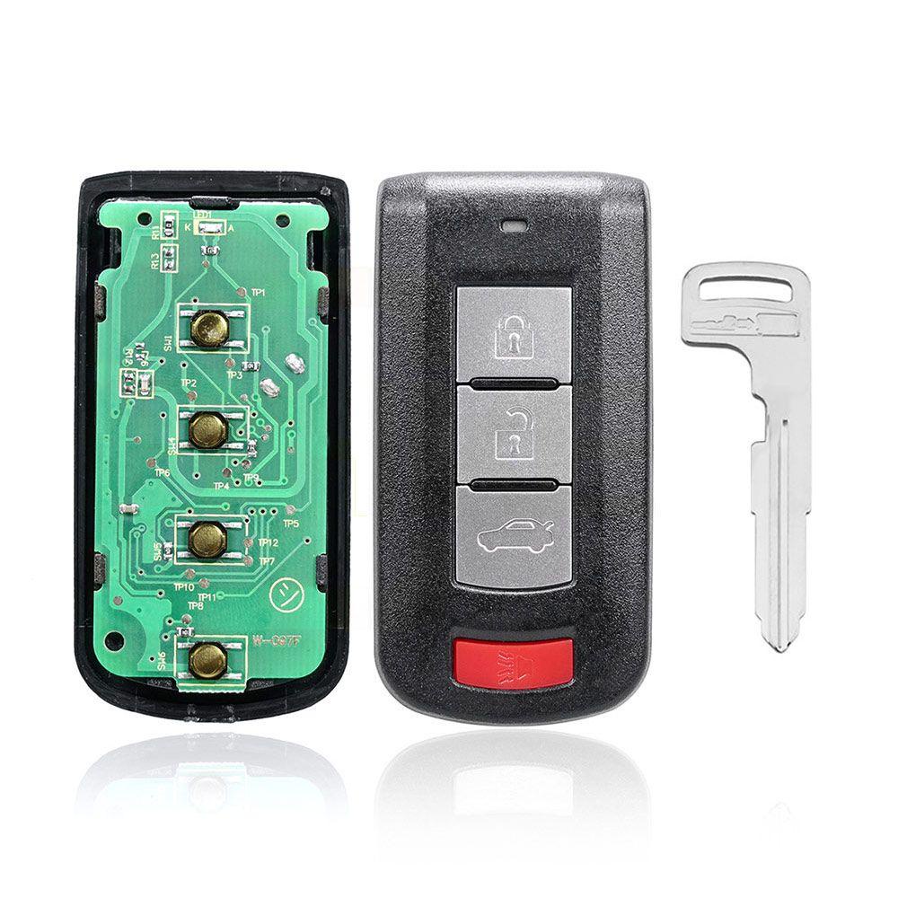 Chìa Khóa Xe Hơi Điều Khiển Từ Xa 433Mhz Cho MITSUBISHI Outlander (2006-2019)
