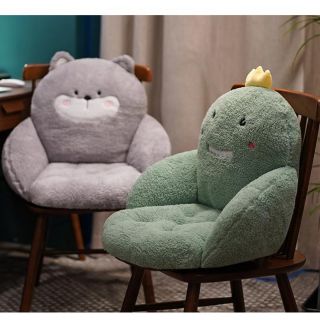 NỆM LÓT GHẾ hình thú size to lông xù siêu cưng