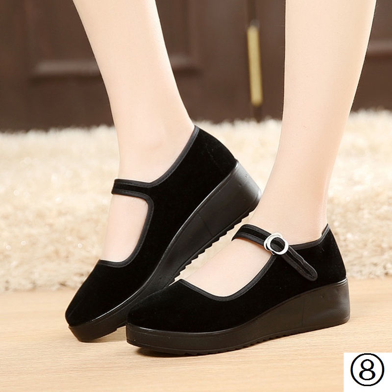 Giày Búp Bê Đế Mềm Dày Dặn Thời Trang Công Sở Cho Nữ