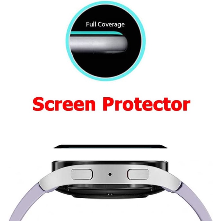 1 Kính Cường Lực Cong 3D Bảo Vệ Màn Hình Chống Trầy Cho Đồng Hồ Thông Minh Samsung Galaxy Watch 5 40 44mm