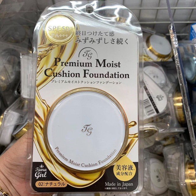 Phấn nước Premium Cushion Foundation Moist/Matte Tiara Girl TG Nhật Bản cung cấp dinh dưỡng và độ ẩm duy trì làn da mềm | BigBuy360 - bigbuy360.vn