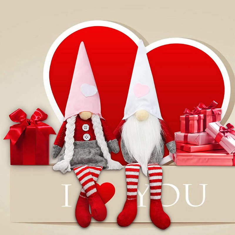 Wmmb Búp Bê Nhồi Bông Hình Vô Diện Đội Mũ Đáng Yêu Làm Bằng Thủ Công Trang Trí Phòng Khách Ro