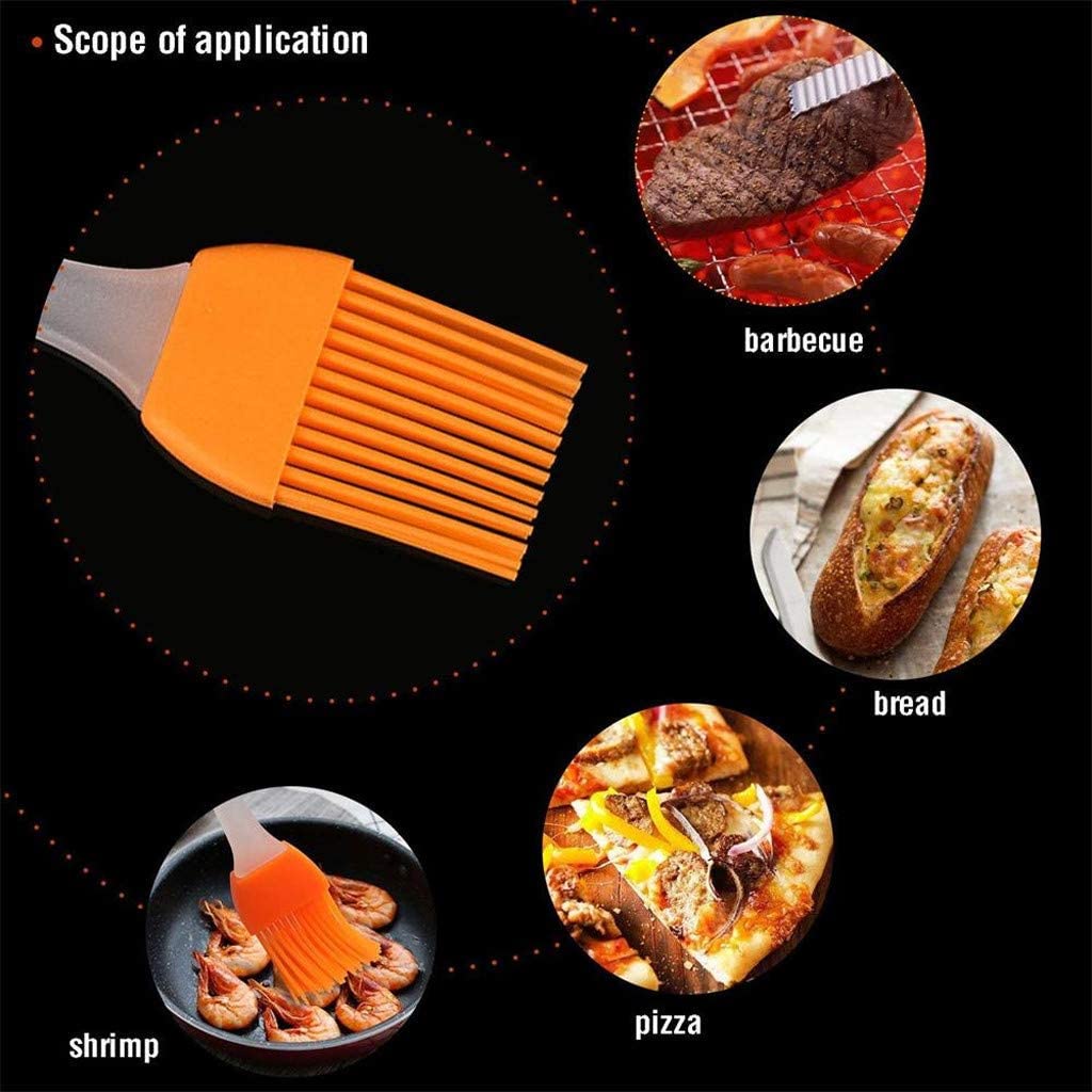 [Hot Promos] Cọ Silicone Chịu Nhiệt Không Chứa BPA Dùng Nướng Bánh / Nướng Bbq Màu Sắc Ngẫu Nhiên