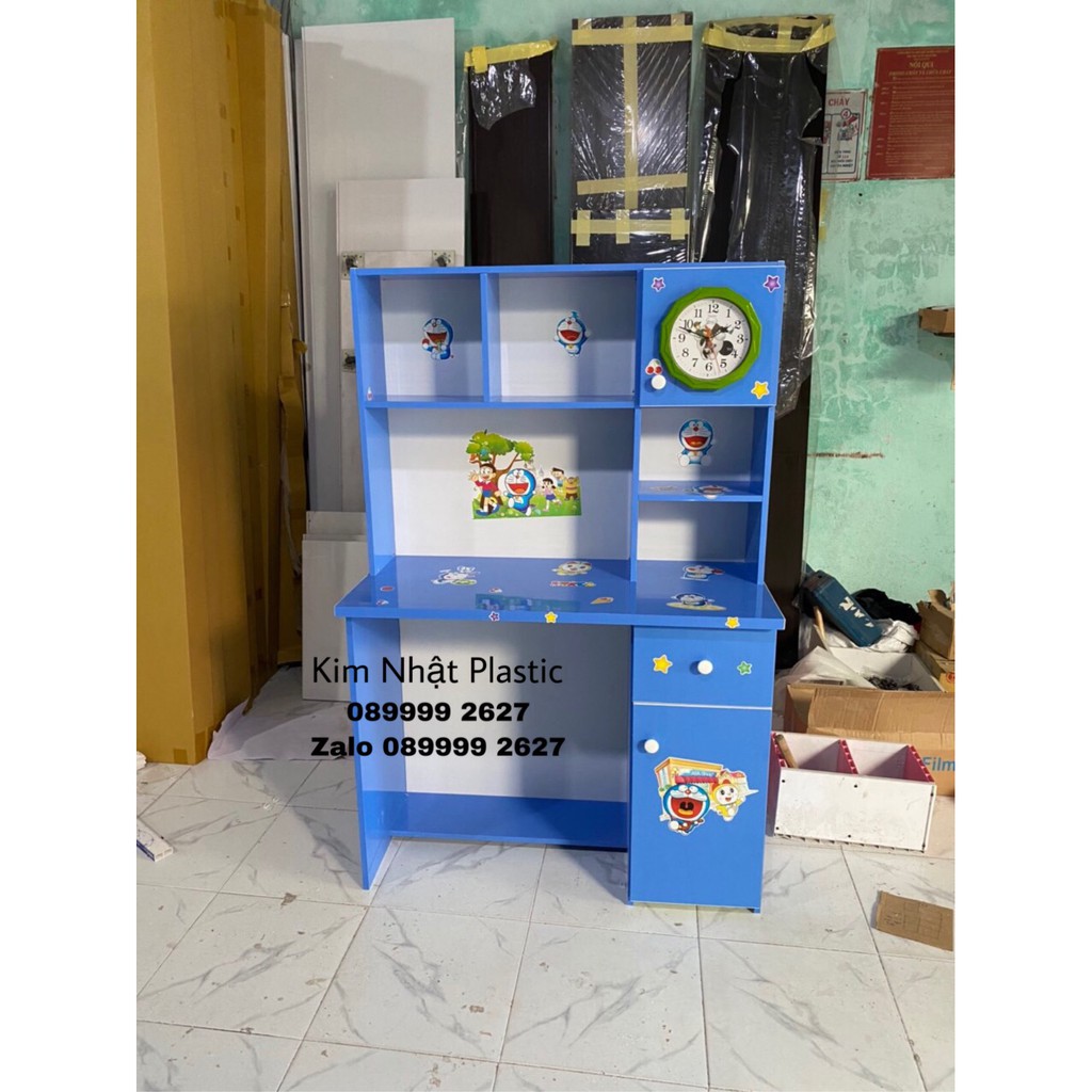 Bàn học sinh nhựa Đài Loan xanh dương dễ thương FREESHIP