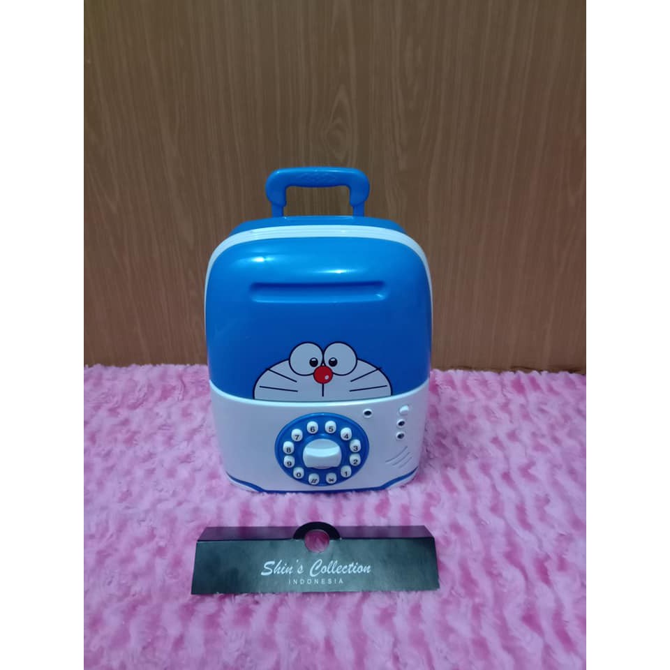 Ống Heo Tiết Kiệm Hình Mèo Máy Doraemon Đáng Yêu