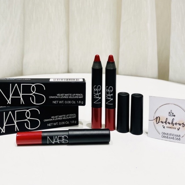 Son bút chì Nars Lip Pencil Velvet Matte màu Cruella/ Dolce Vita Minisize 1.8g
