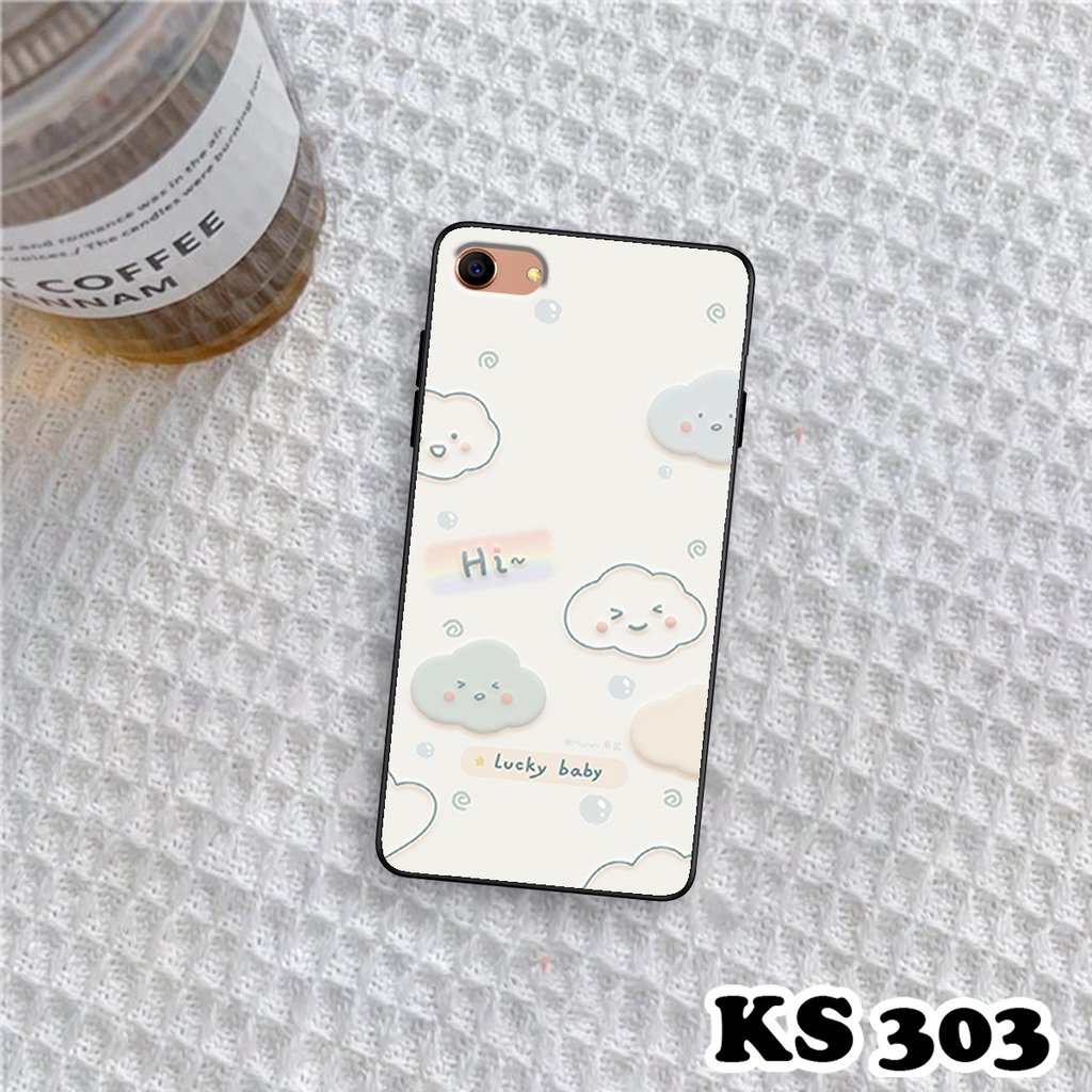 Ốp lưng Oppo A71 - Oppo A83 - Ốp in hình Gấu&amp;Thỏ siêu xinh - Lưng nhám viền TPU