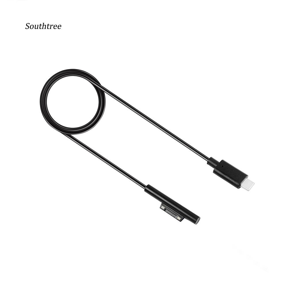 Dây cáp sạc Type C cao cấp cho Microsoft Surface Pro 6 / 5 / 4 / 3