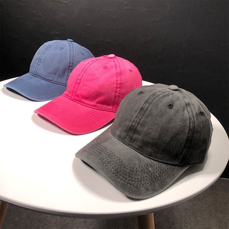 Mũ lưỡi trai nam vải bò nam, nữ thời trang Hàn Quốc, nhiều màu sắc, phong cách thể thao đơn giản, cá tính