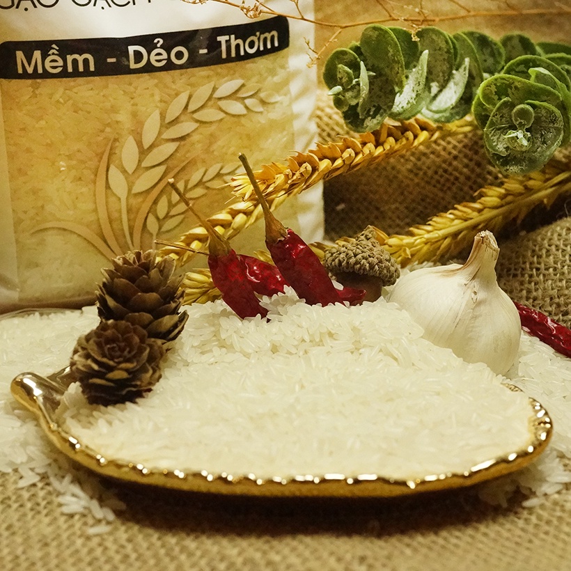 Gạo sạch GUfoods (đài thơm / còn cám / ST / lứt xát dối) (1kg) - Ngon đặc sản, Dẻo, Mềm, Thơm
