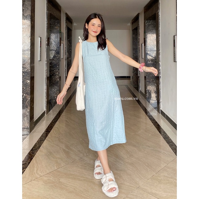 Đầm suông mika dịu dàng nữ tính Miều Est.2013