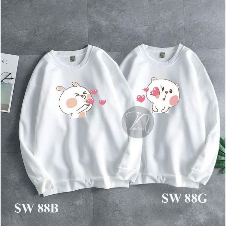 Áo sweater in hình cute (ib mã trên hình chọn mẫu ạ) | BigBuy360 - bigbuy360.vn