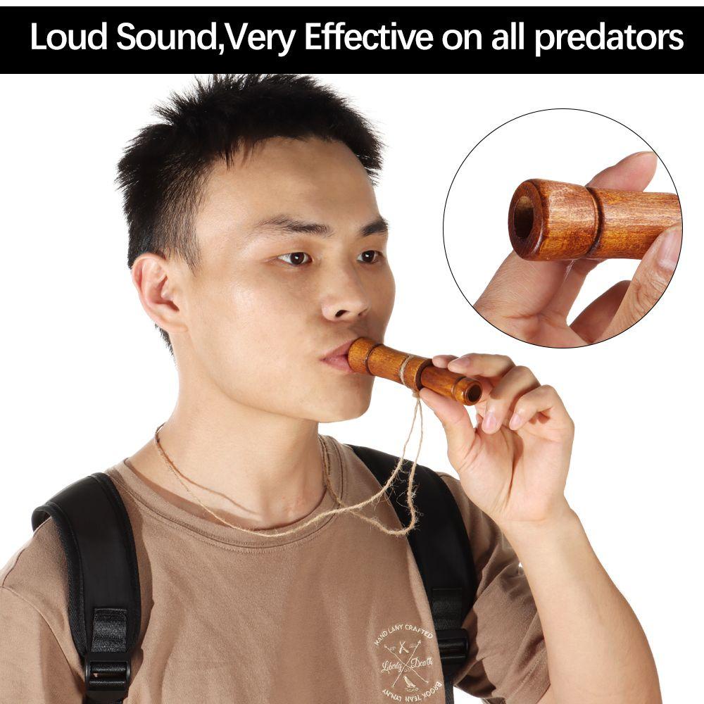 Còi Thổi Đi Săn Bằng Gỗ Hình Vịt