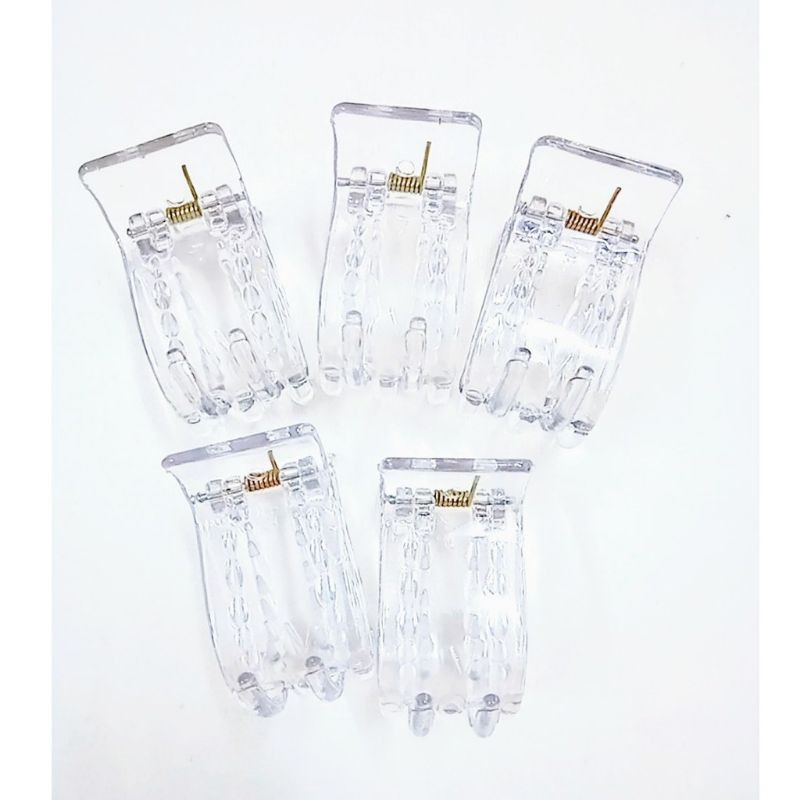 Kẹp càng cua 5 răng 3 răng trong suốt  thời trang cho nữ tiện lợi