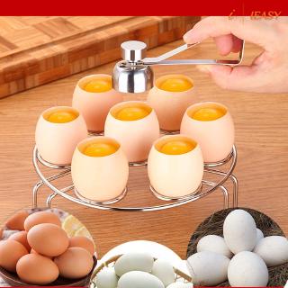 IE❤Kitchen Stainless Steel Egg Opener Shell Top Cutter Tools Eggs Cracker Separator
