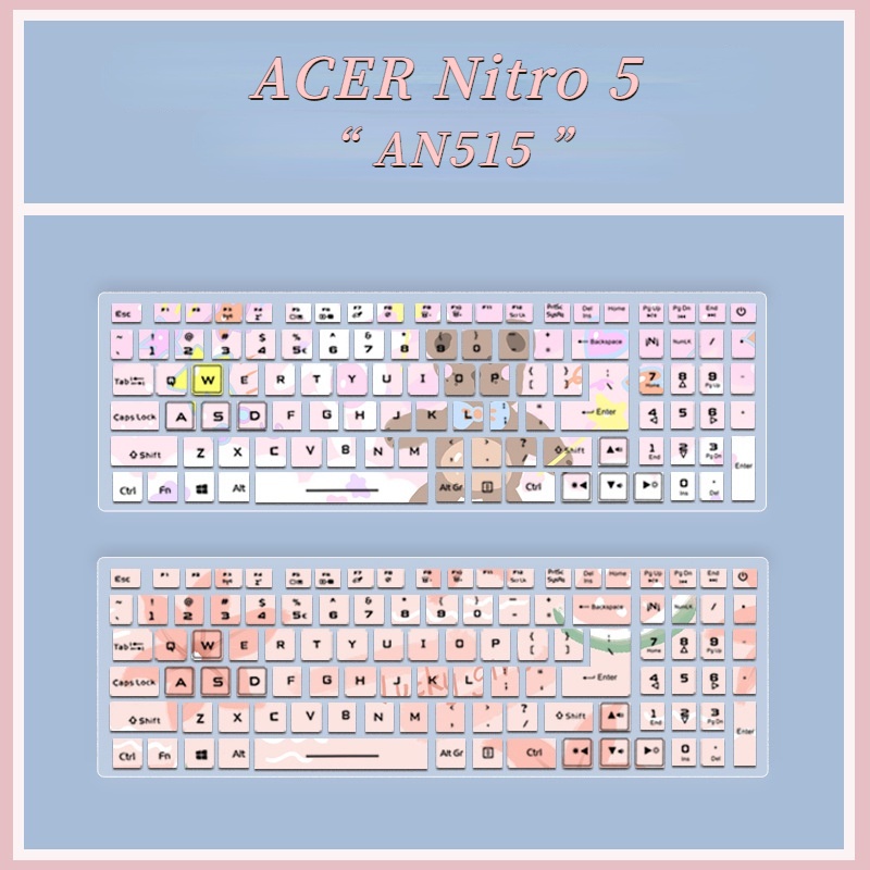 Phim Hoạt Hình Dán Bảo Vệ Bàn Phím Chống Bụi Cho Acer Nitro 5 AN515-45 AN515-55 42 51 51EZ 51BY 791P