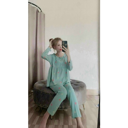 Bộ tim khoá dài cho bầu và sau sinh siêu xinh