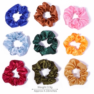Dây buộc tóc KIDSBOWS vải lụa co giãn nhiều màu lựa chọn cho nữ