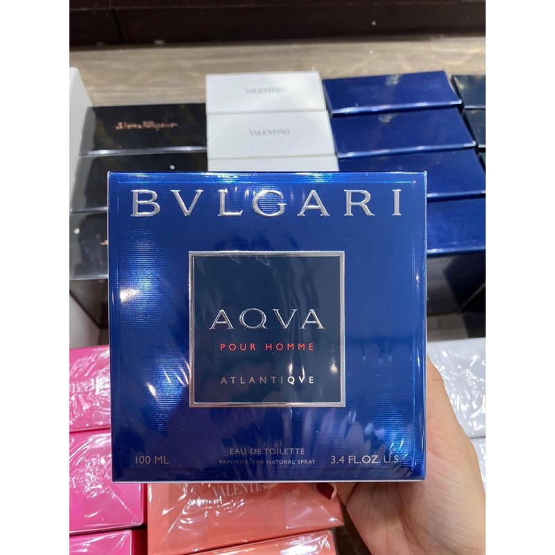 [𝐊-𝐏𝐞𝐫𝐟𝐮𝐦𝐞 𝐂𝐡𝐢́𝐧𝐡 𝐇𝐚̃𝐧𝐠] Nước Hoa Nam Bvlgari Aqva Pour Homme Atlantiqve - Mẫu Chiết Dùng Thử 5ml 10ml 20ml