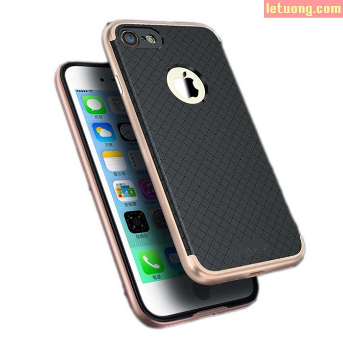 Ốp lưng Iphone 7 Ipaky Case + kính cường lực