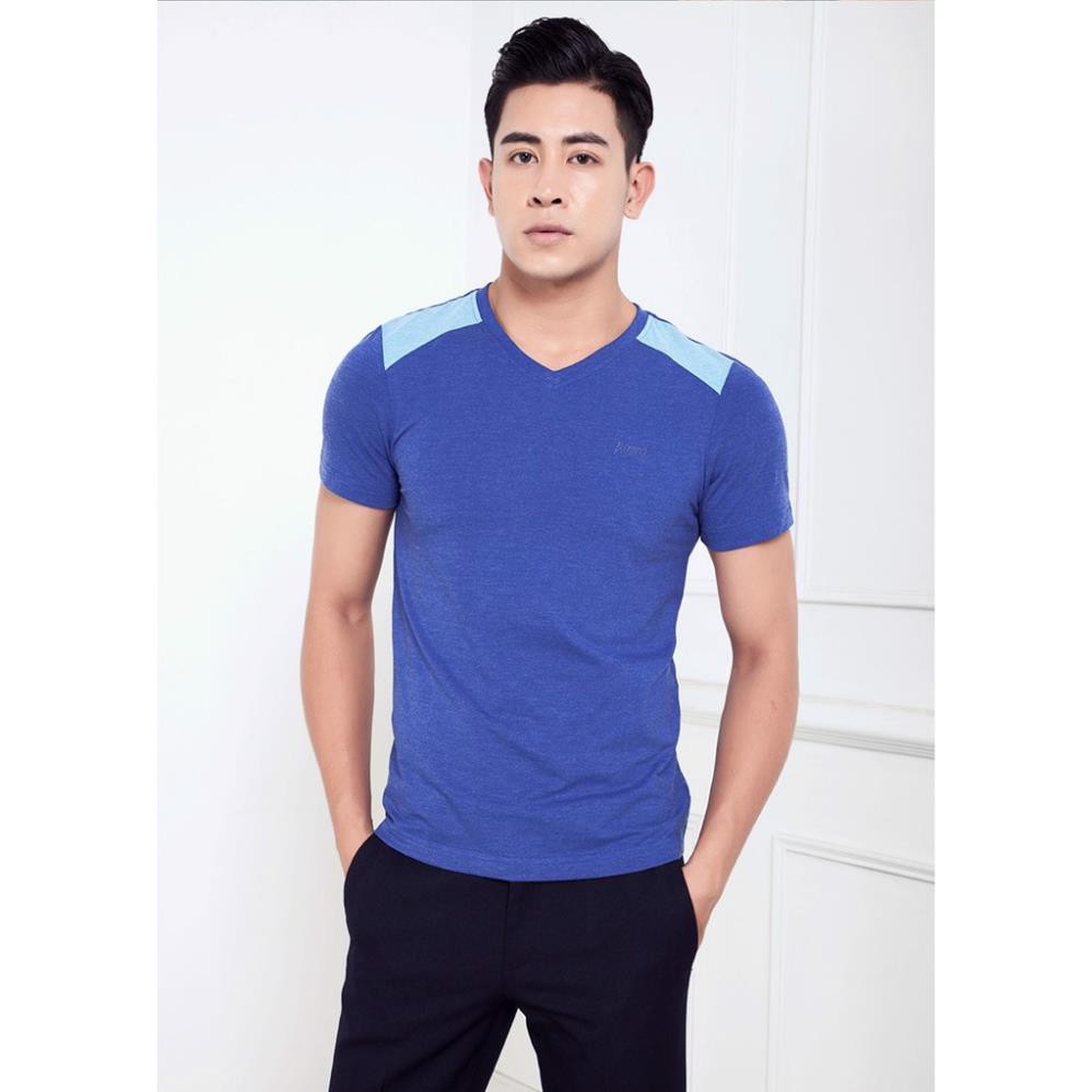 Áo Thun Nam Cổ Tim Blentino BL-TS01 - Chất Liệu Cao Cấp Co Giãn Nhẹ, Không Phai, Không Xù