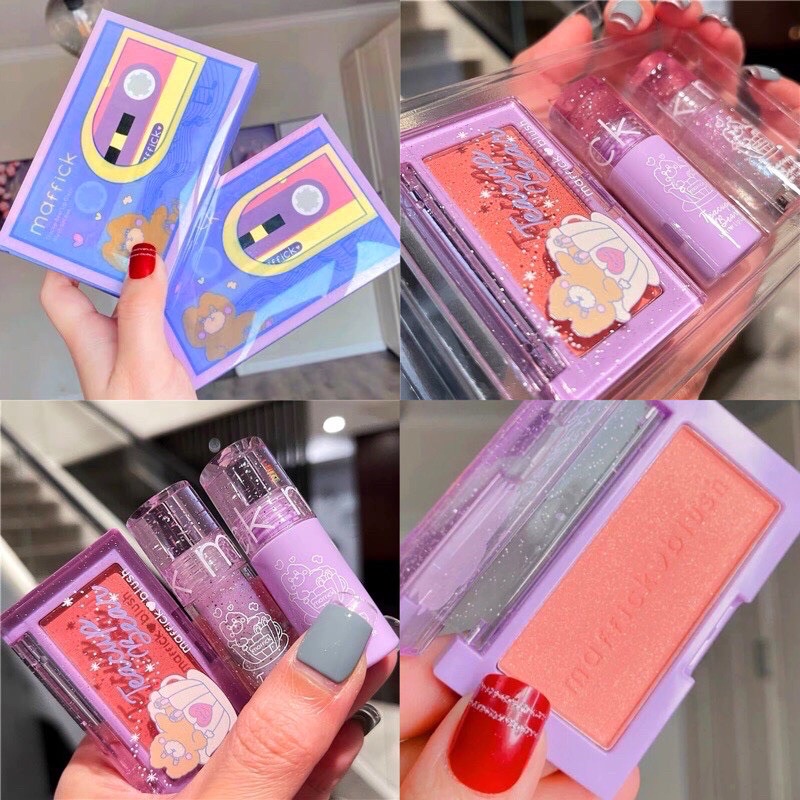 🍭Set 3 Sản Phẩm Makeup MAFFICK Teacup Bear Set Box 🍭 | BigBuy360 - bigbuy360.vn