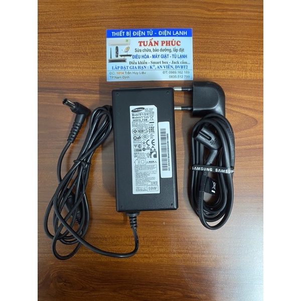 Adapter nguồn Tivi Samsung 19V-3,17A 59W Chính Hãng
