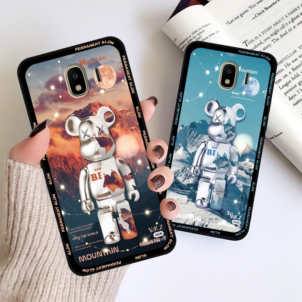 Ốp lưng Samsung J2 Pro / J2 Core / J4 in hình họa tiết Mountain, Be@rbrick dễ thương (T13 - T18)
