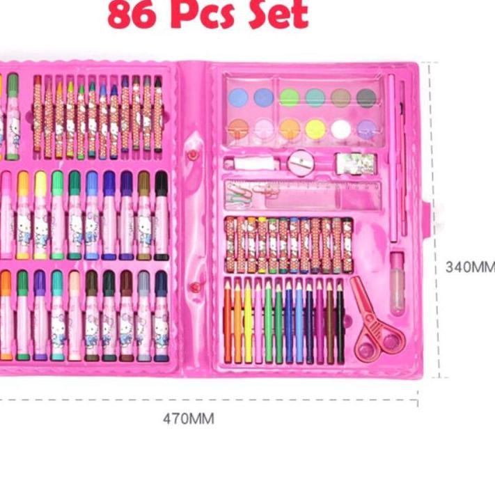 Bộ 7 Bút Chì Màu 86 Màu Sắc Dành Cho Trẻ Em