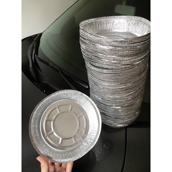 Set 100 Đế Cốc Chén Khuôn giấy bạc nướng thực phẩm, nướng bánh, nướng hàu,khuôn nướng nồi chiên không dầu